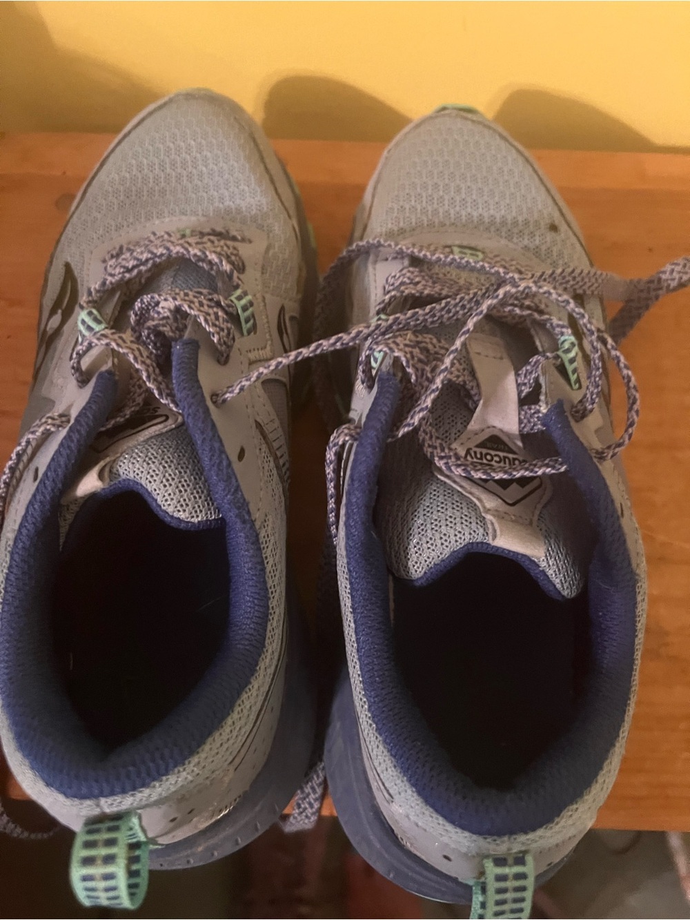 Saucony Light Blue and Navy Women's Athletic Sneakers